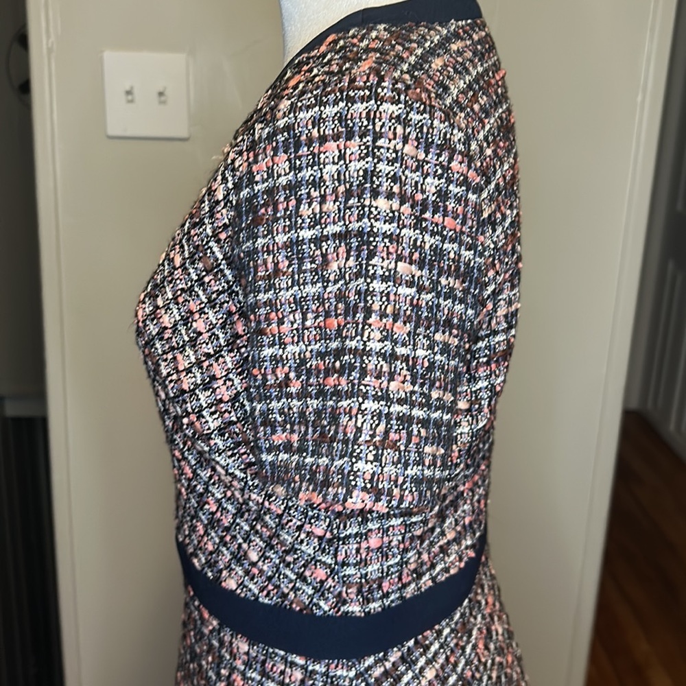 Gal Meets Glam Marley Tweed Boucle Dress Size 4 - Picture 9 of 14